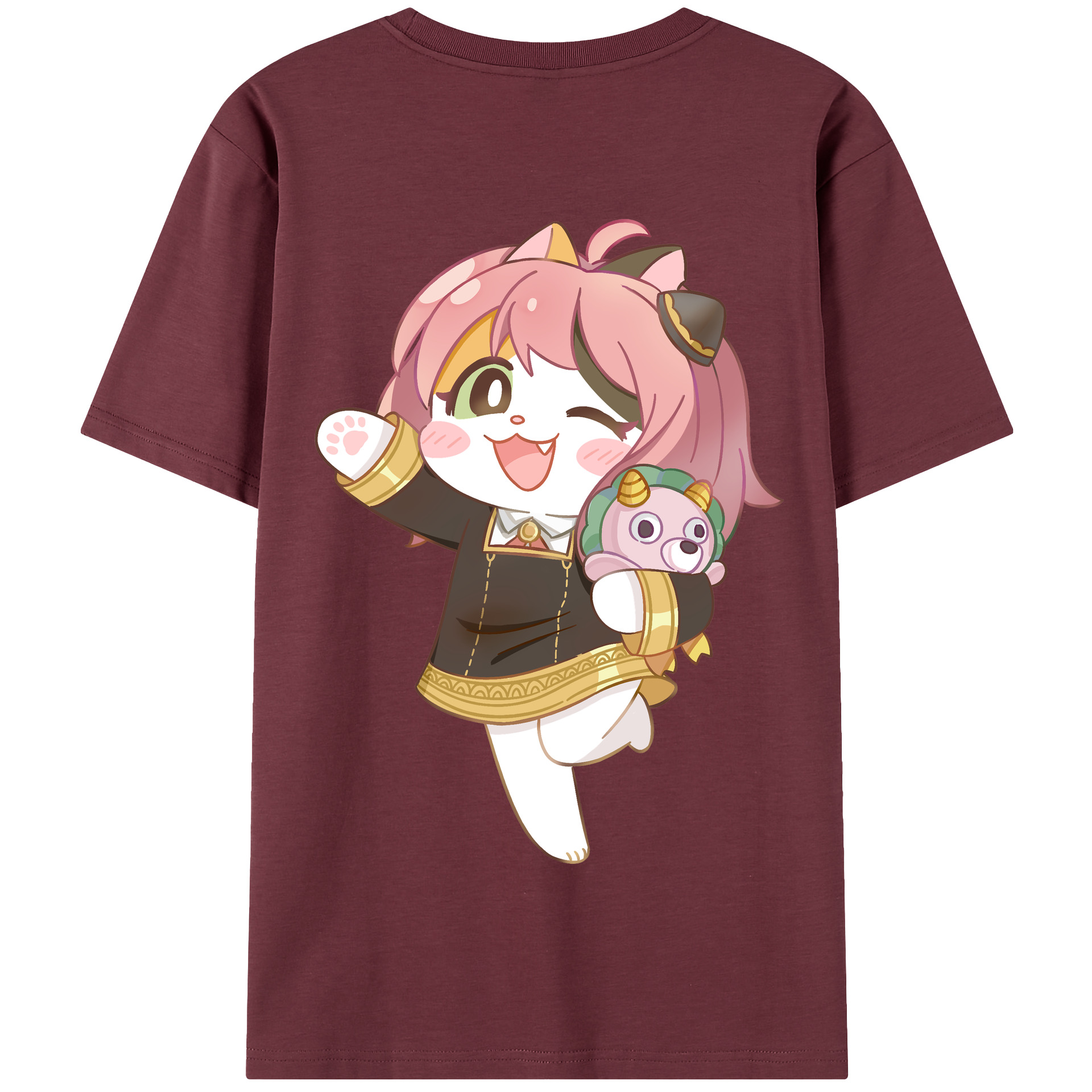 （画像用） SPY×FAMILY间谍家家酒 綿100％半袖Tシャツ（背面プリント）